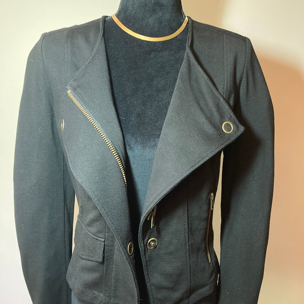 Cabi Rebel Moto Jacket #615, Black, size Small
